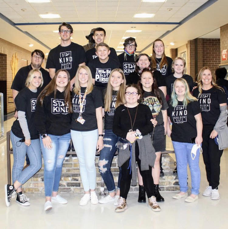 Members of the Golden Gate Club this year spread kindness by reaching out to students at Bingham.
