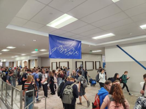 Students walk through the main hall at Bingham.
Photo Credit: Lindsay Reynolds