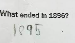 Witty answer from a student on a test. Photo Credit: Reddit
