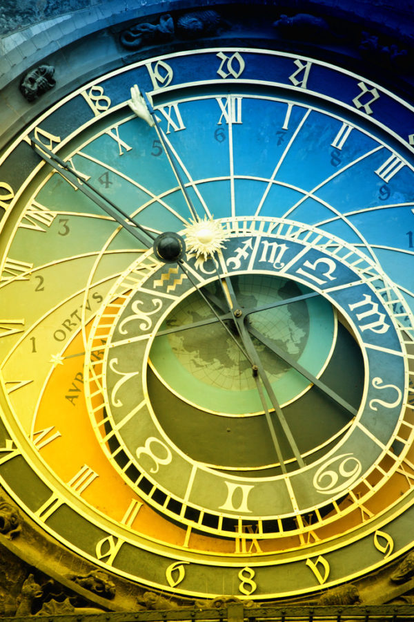 Orloj astronomical clock in Prague in Czech Republic.